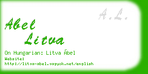 abel litva business card